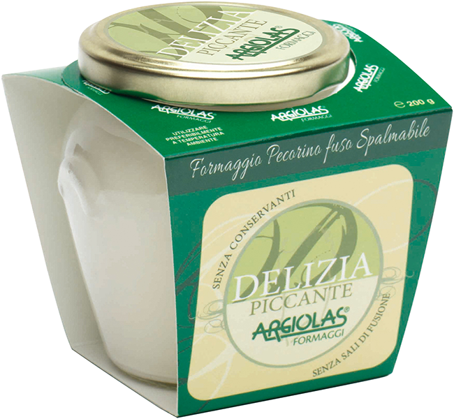Delizia Piccante 200g Barattolo ARGIOLAS FORMAGGI
