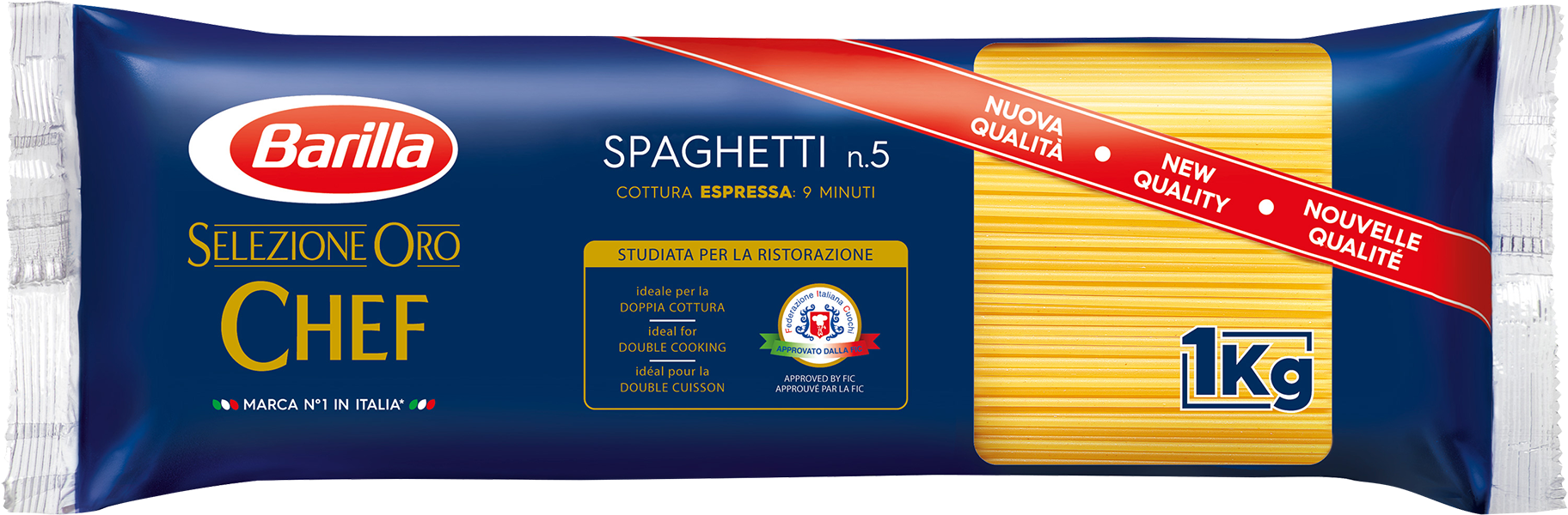 Spaghetti No. 5 Oro Chef Professionals 1kg Barilla