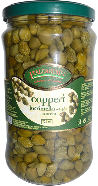 Capperi Lacrimella in Aceto 720ml ITALCARCIOFI
