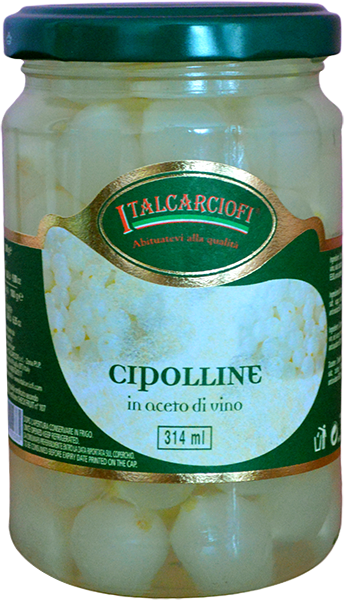 Cipolline in Aceto 314g ITALCARCIOFI