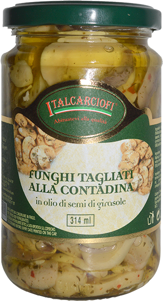 Funghi Tagliati slla Contadina 314g ITALCARCIOFI