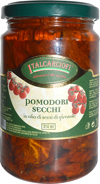 Pomodori Secchi in Olio 314g ITALCARCIOFI