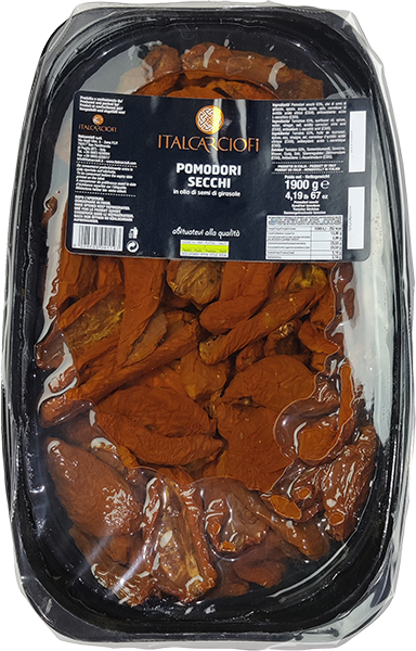 Pomodori Secchi in Olio 2kg ITALCARCIOFI