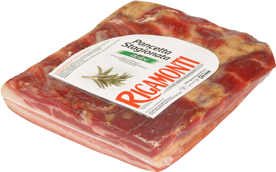 Pancetta Stagionata Dolce Sottovuoto (1.4kg approx.) RIGAMONTI