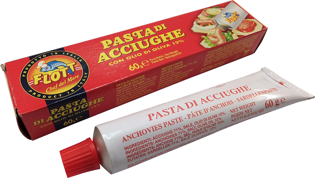 Pasta Di Acciughe Con Olio D'Oliva Tubetto 60g FLOTT