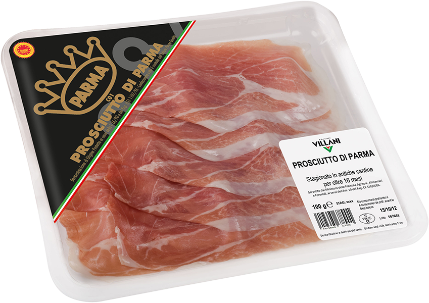 Prosciutto Di Parma D.O.P. Affettato 100g VILLANI