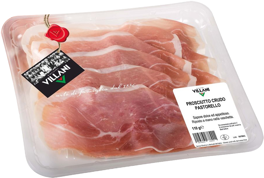 Prosciutto Pastorello Affettato 110g VILLANI
