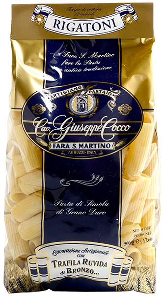 Rigatoni Trafila Ruvida 500g PASTIFICIO COCCO
