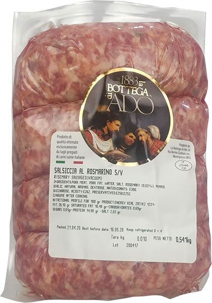 Salsiccia Fresca Al Rosmarino 400g LA BOTTEGA DI ADÒ