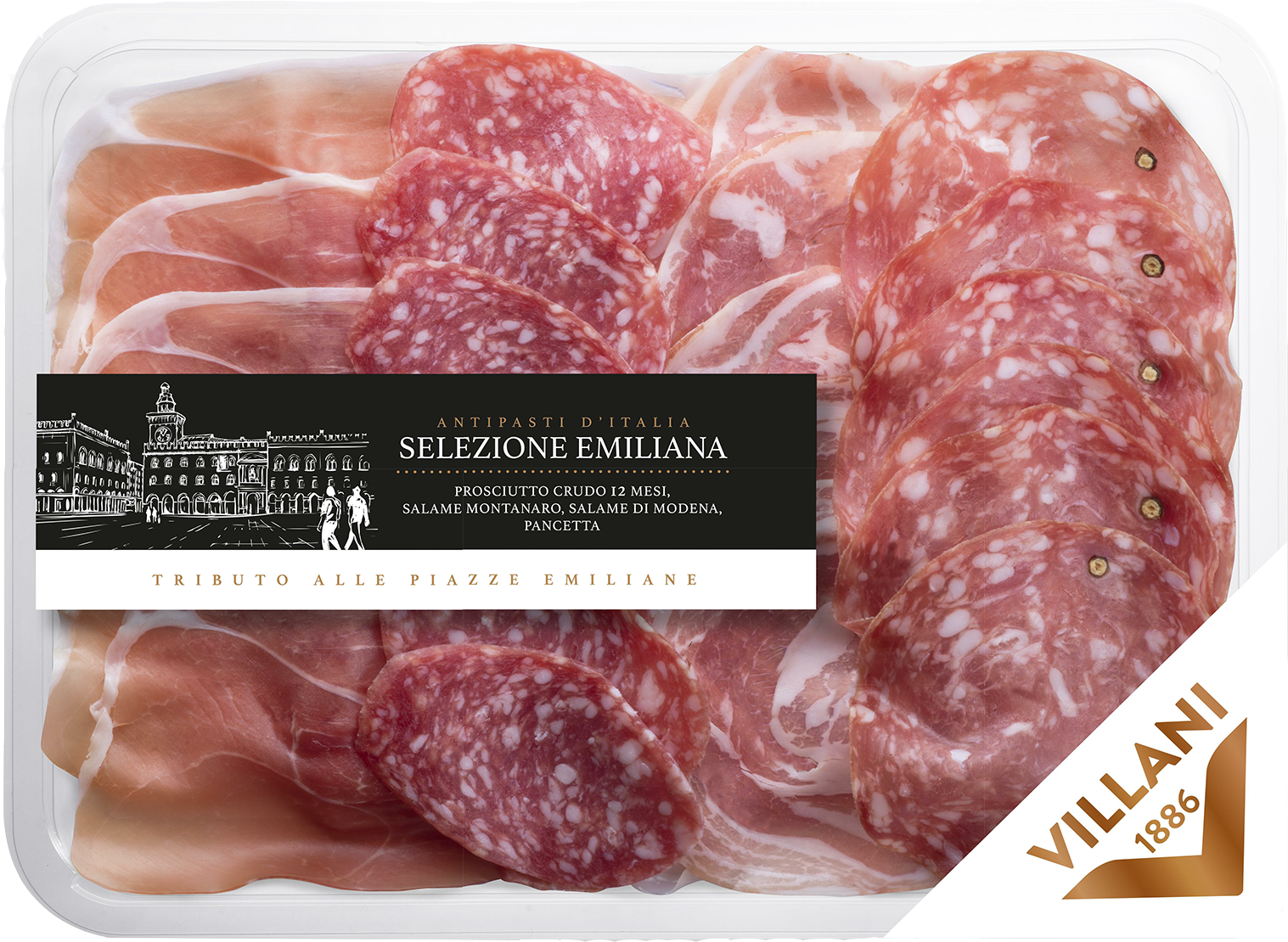 Antipasto Emiliano Affettato 140g VILLANI