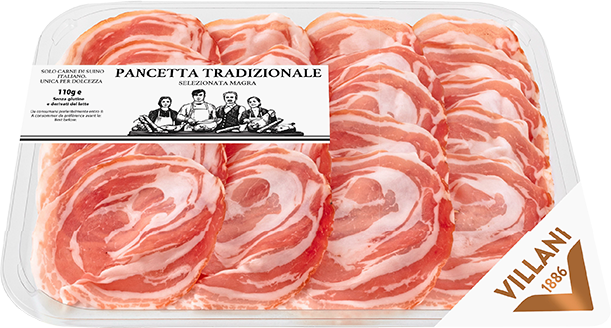 Pancetta Tradizionale Affettata 110g VILLANI