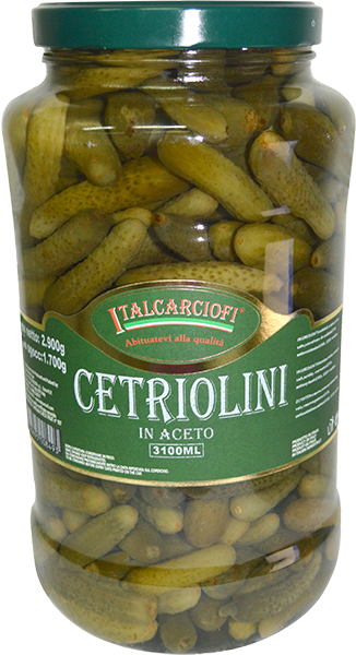 Cetriolini in Aceto 3.1lt ITALCARCIOFI