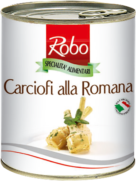 Carciofi Alla Romana Con Gambo 750g ROBO