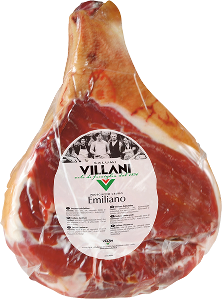 Prosciutto Crudo Pastorello Senz'osso Piatto 12 Mesi (5.5kg approx.) VILLANI