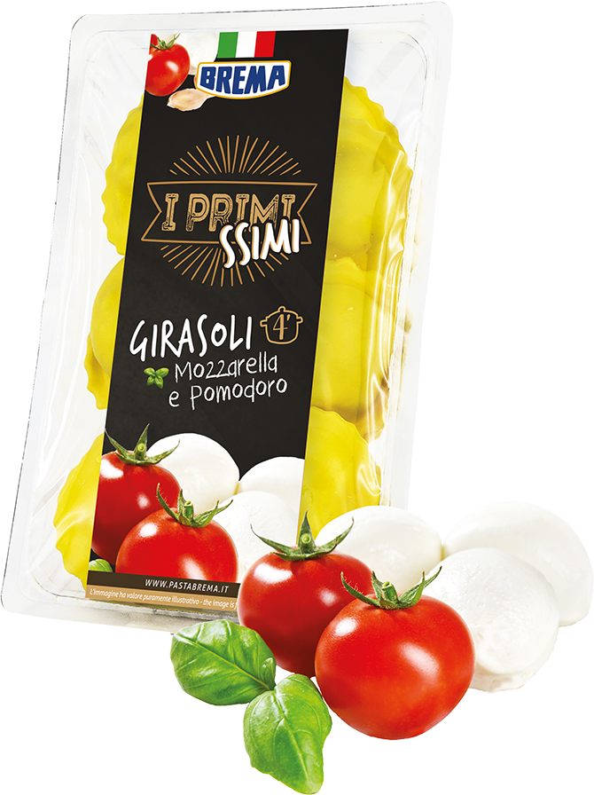 Girasoli Mozzarella e Pomodoro 250g BREMA