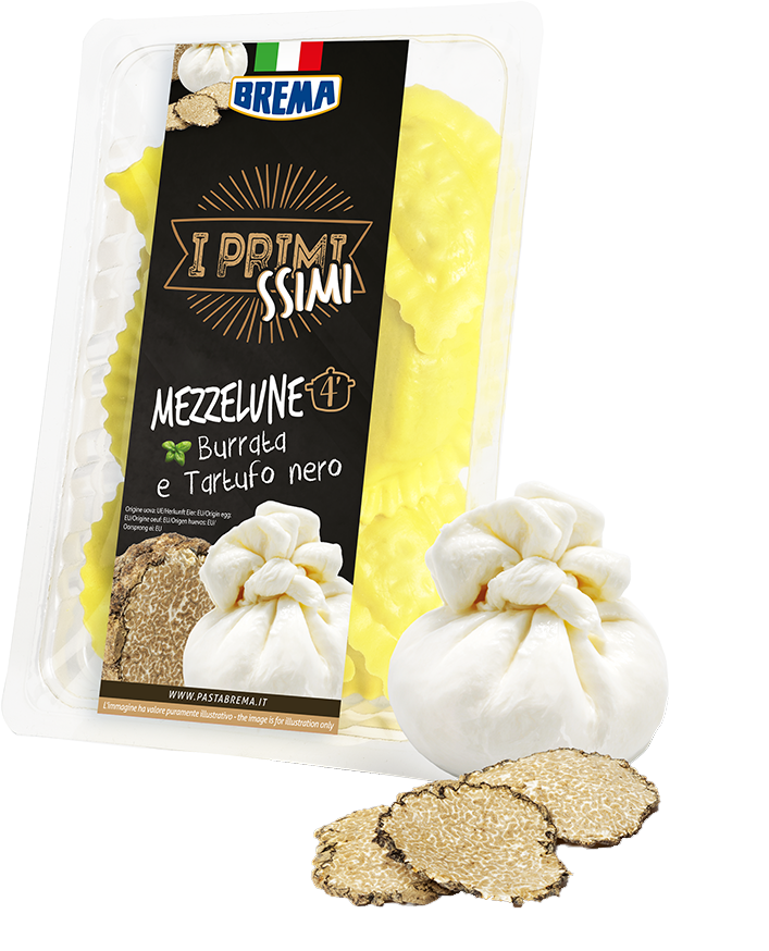 Mezzelune Burrata e Tartufo 500g BREMA