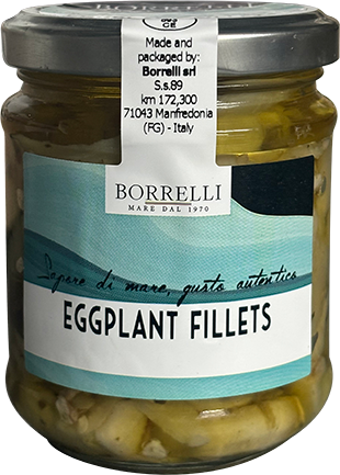 Filetti di Melanzane in Olio Barattolo 180g BORRELLI MARE