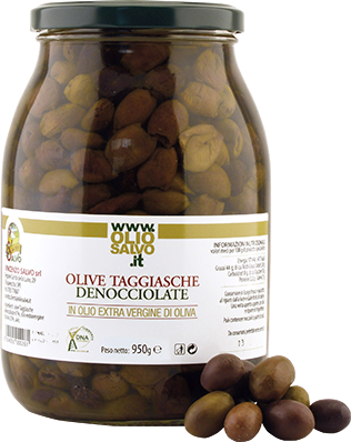 Olive Taggiasche Denocciolate 950g OLIO SALVO