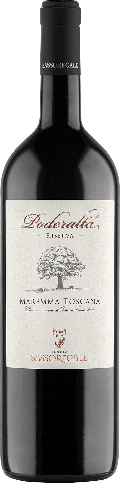 Poderalta Rosso Maremma Toscana D.O.C. Riserva WB 75cl (2019) SASSOREGALE