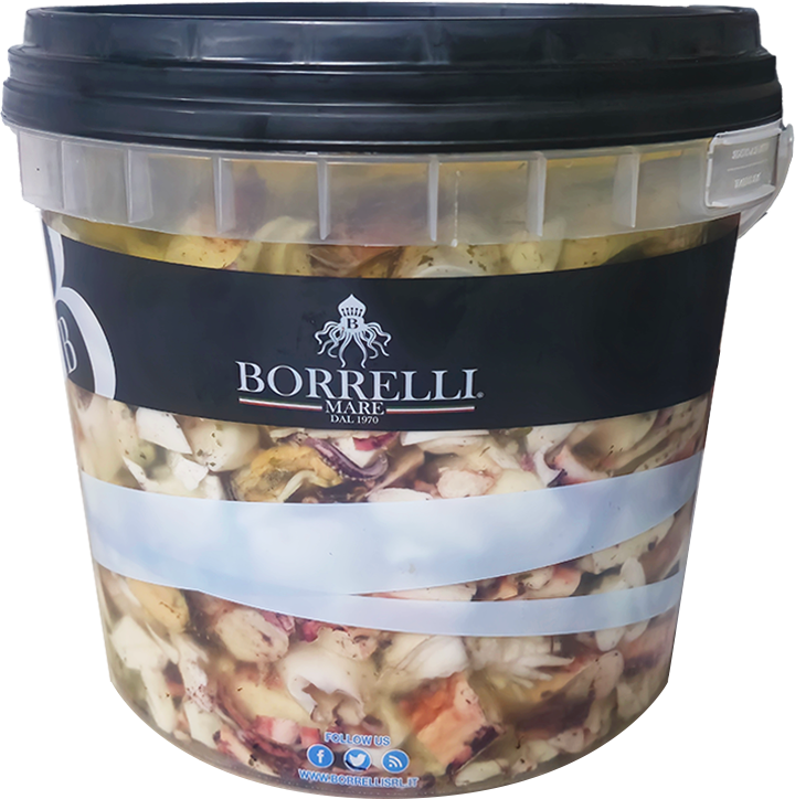 Insalata Di Mare Secchiello 5kg BORRELLI MARE