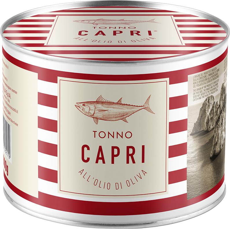 Tonno All'Olio D'Oliva Latta 1.73kg CAPRI (6/Cassa)