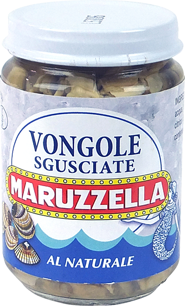 Vongole Al Naturale Pacco Da 12 Barattoli x 130g MARUZZELLA