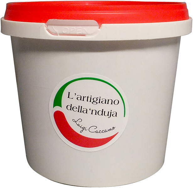 Nduja di Spilinga Secchiello 800g ARTIGIANO DELLA 'NDUJA