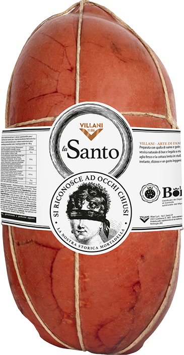 Mortadella La Santo I.G.P. Ovale Vescica Naturale (10/12kg approx.) VILLANI