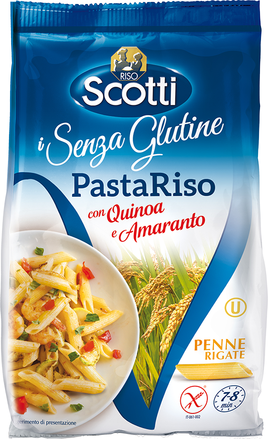 Penne Rigate di Riso Senza Glutine Quinoa e Amaranto 250g SCOTTI