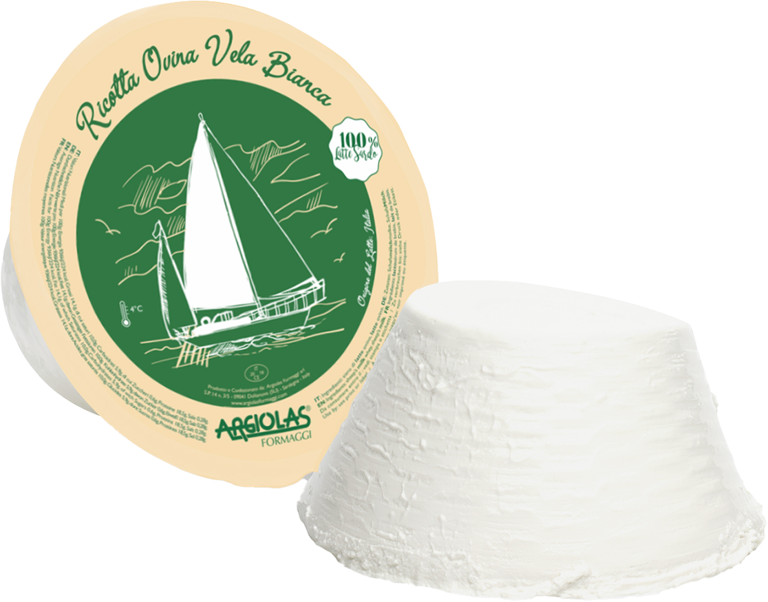Ricotta Di Pecora Vela Bianca (1.75kg approx.) ARGIOLAS FORMAGGI