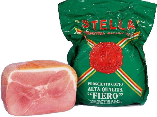 Prosciutto Cotto Alta Qualitá 'Fiero' a Metá Sottovuoto 4kg TRINITÁ