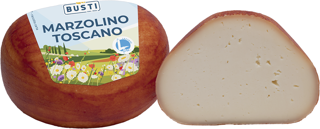 Formaggio Marzolino Toscano Senza Lattosio (1 kg approx.) Sottovuoto CASEIFICIO BUSTI