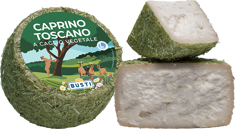 Caprino Toscano a Caglio Vegetale (2.5Kg approx.) Fieno e Spago CASEIFICIO BUSTI