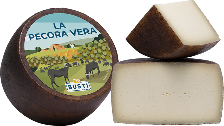 Pecorino La Pecora Vera (2.5kg approx.) Sottovuoto CASEIFICIO BUSTI