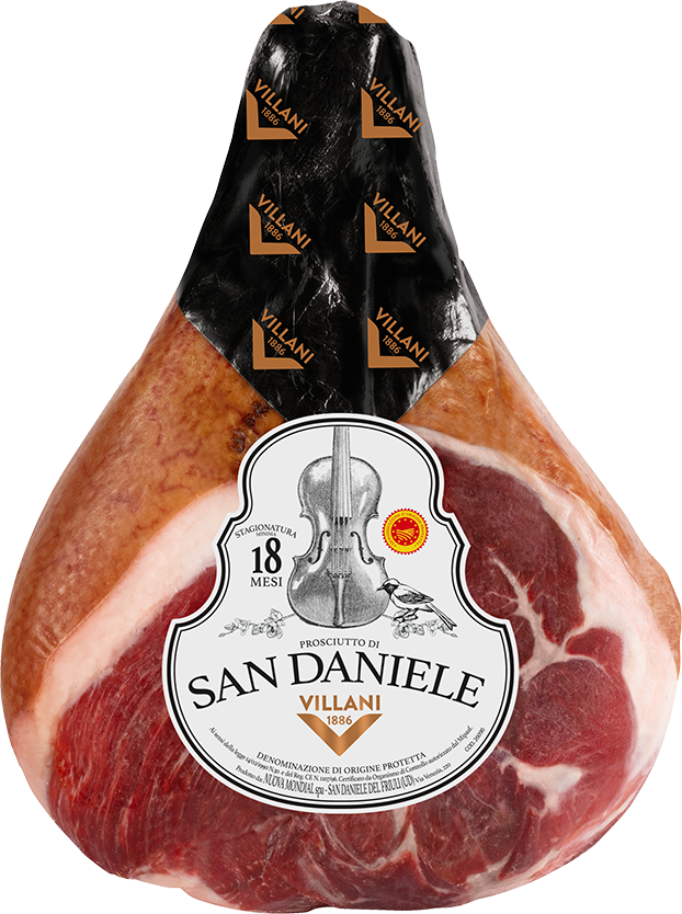San Daniele D.O.P. Senz’osso Piatto 18 Mesi (7-8.5kg approx.) VILLANI