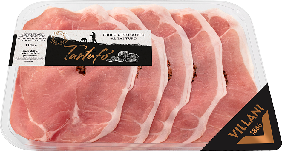 Prosciutto Cotto Tartufó Affettato 110g VILLANI