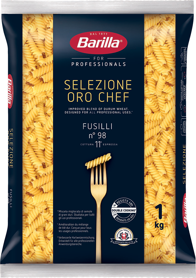 Fusilli No. 98 Oro Chef Professionals 1kg Barilla