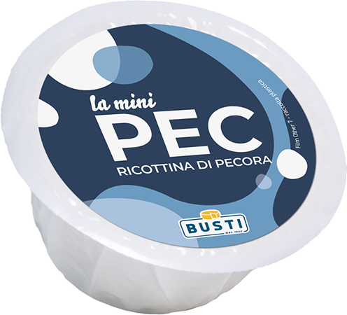 La Mini Pec Ricottina di Pecora (250g approx.) CASEIFICIO BUSTI