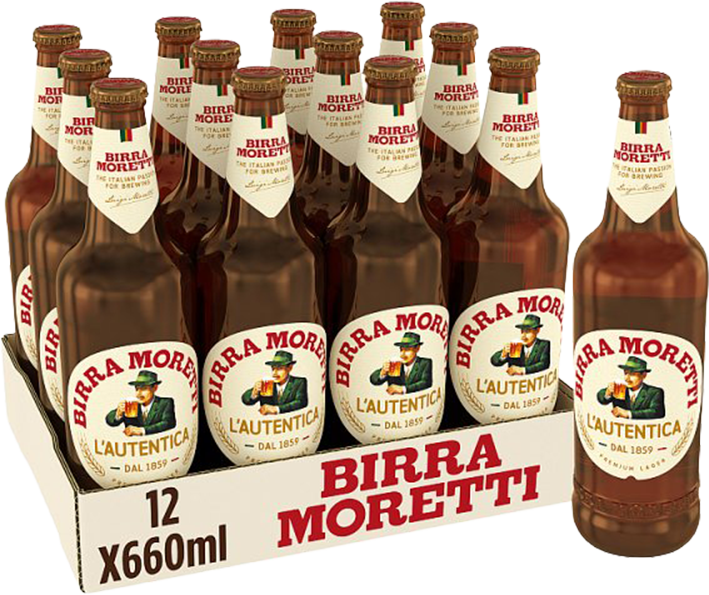 Birra L'Autentica 12x66cl MORETTI