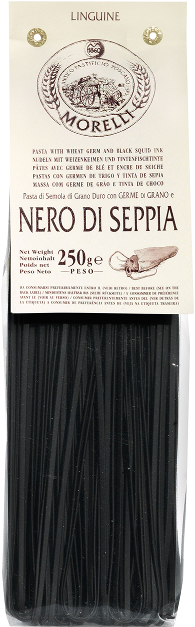Linguine Nero Di Seppia 250g ANTICO PASTIFICIO MORELLI