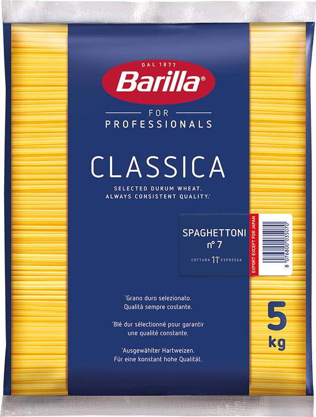 Spaghettoni No. 7 Classic Professionals 5kg Barilla