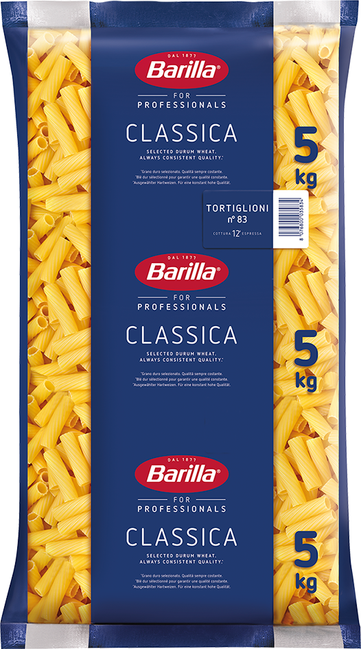 Tortiglioni No. 83 Classic Professionals 5kg Barilla