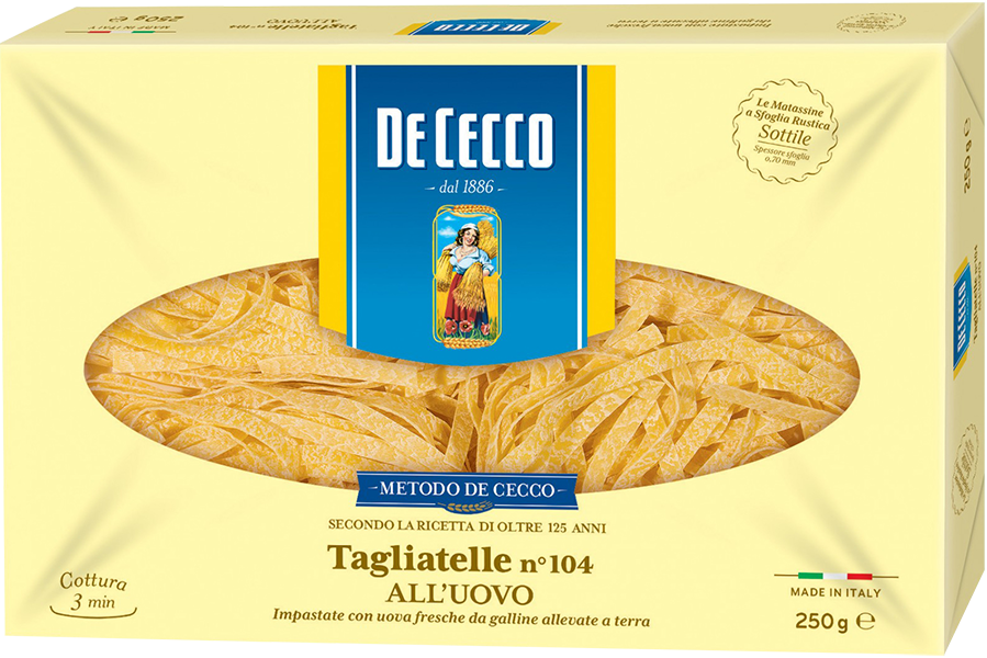 Tagliatelle all'Uovo 250g DE CECCO