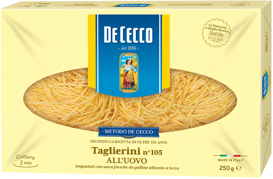 Taglierini all'Uovo 250g DE CECCO