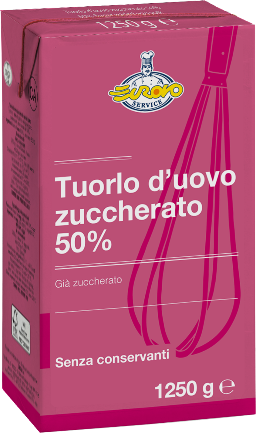 Tuorlo D'Uovo Zuccherato 1.25kg EUROVO