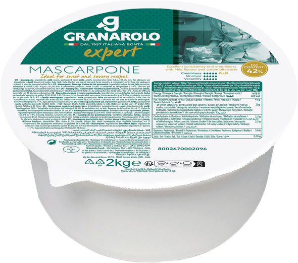 Mascarpone 2kg GRANAROLO