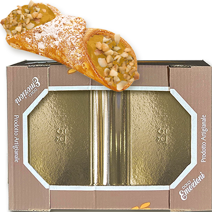 Cannoli Siciliani Caramello Salato 1.5kg DOLCI EMOZIONI