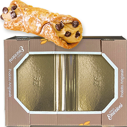Cannoli Siciliani Cappuccino 1.5kg DOLCI EMOZIONI