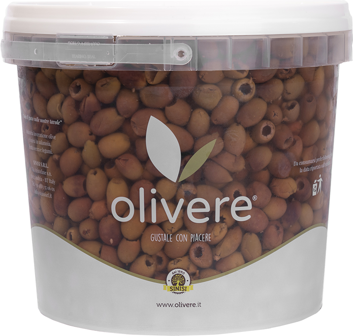 Olive Leccino Denocciolate in Salamoia 1kg SINISI
