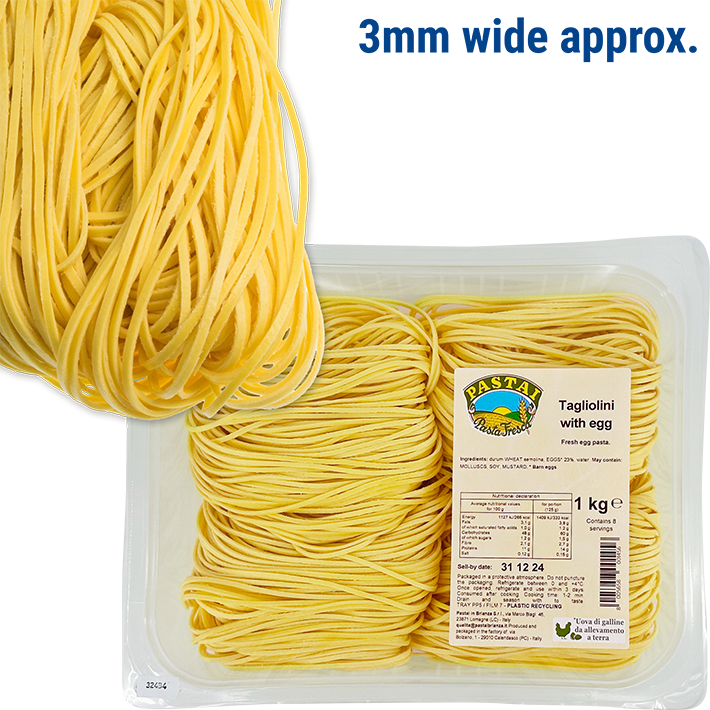 Tagliolini all'Uovo 1kg PASTAI IN BRIANZA